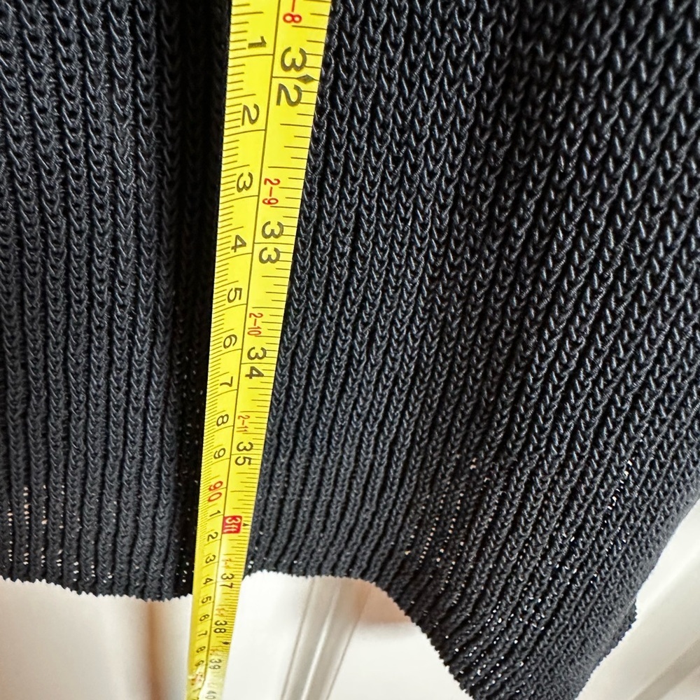 Eileen Fisher Black Open-Front Cardigan - Picture 6 of 6